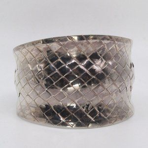 STERLING SILVER SUARTI BA WOVEN CUFF BRACELET